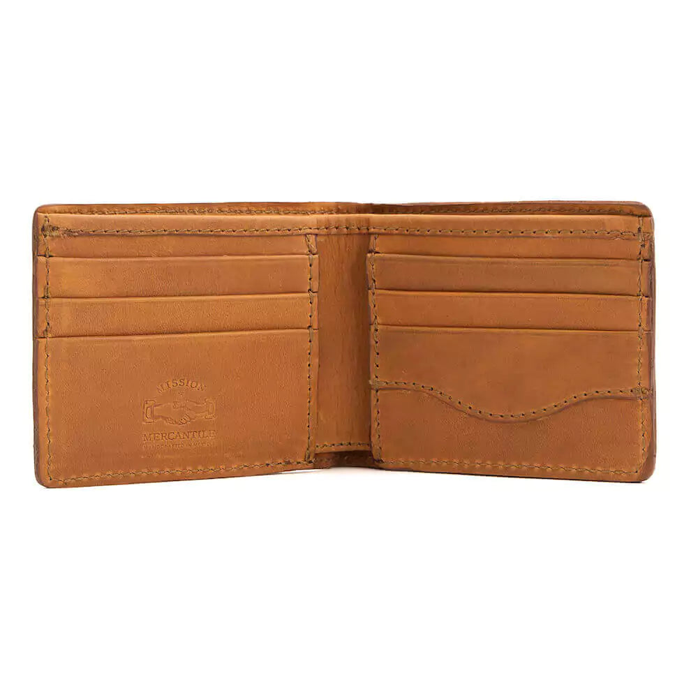Campaign Leather Bifold Wallet by Mission Mercantile Leather Goods