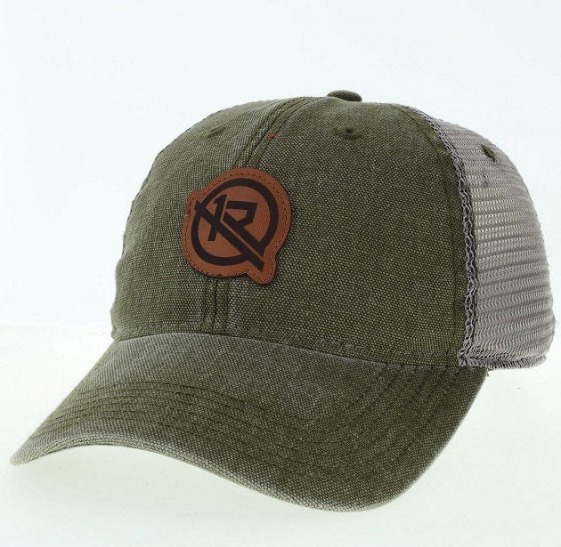 OR Dashboard Trucker Hat w/Leather Patch