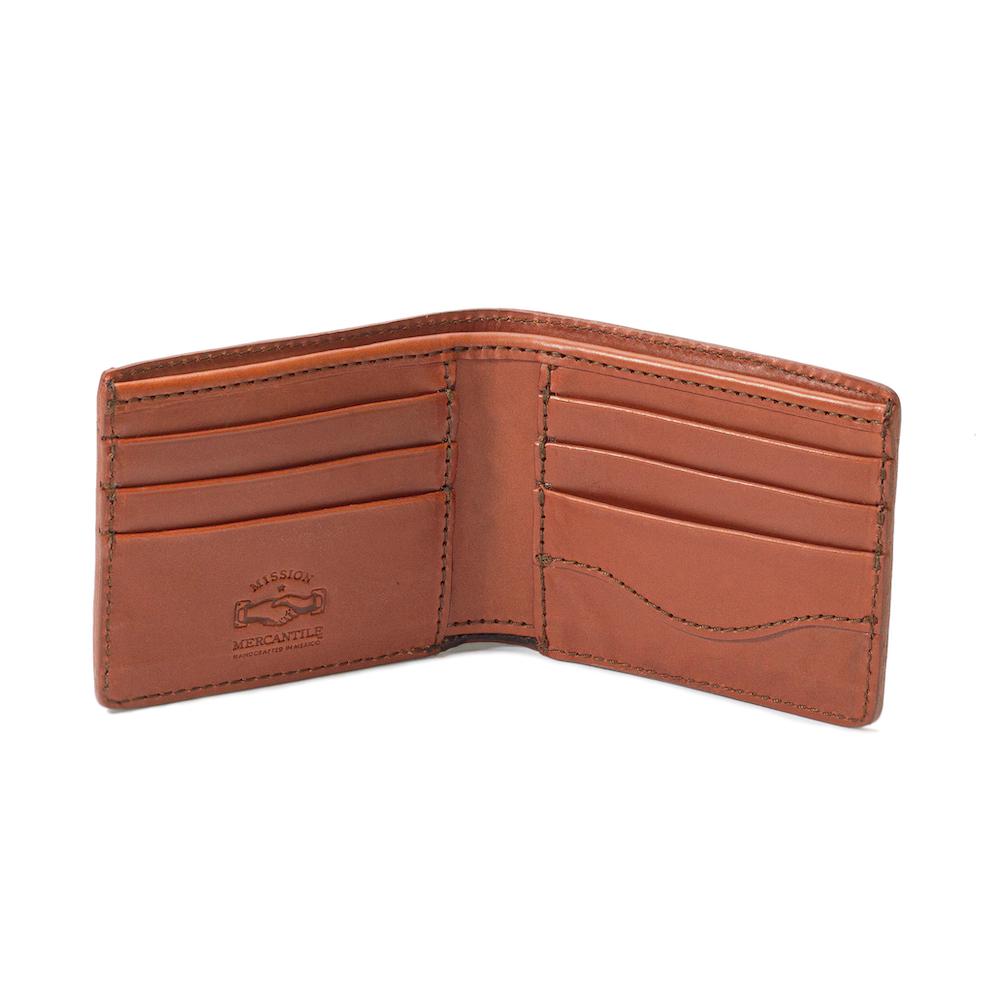 Campaign Leather Bifold Wallet by Mission Mercantile Leather Goods