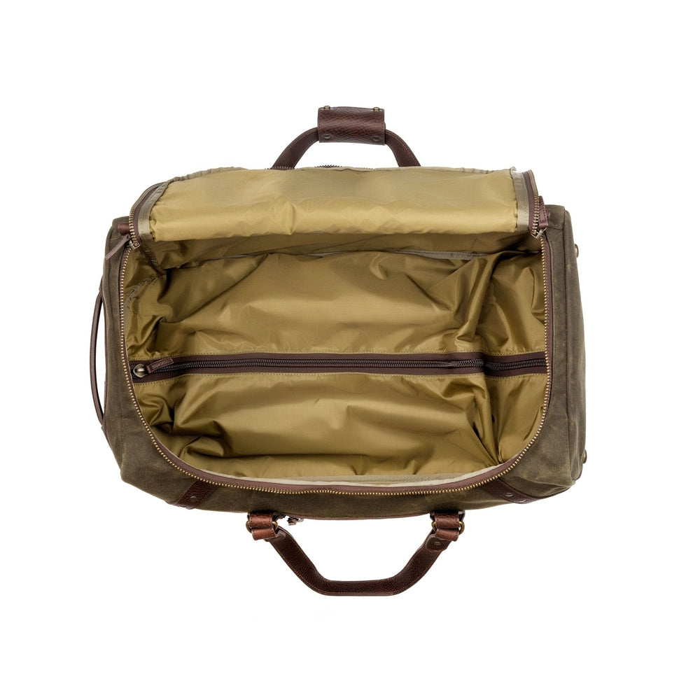 Campaign Waxed Canvas Toiletry Train Case