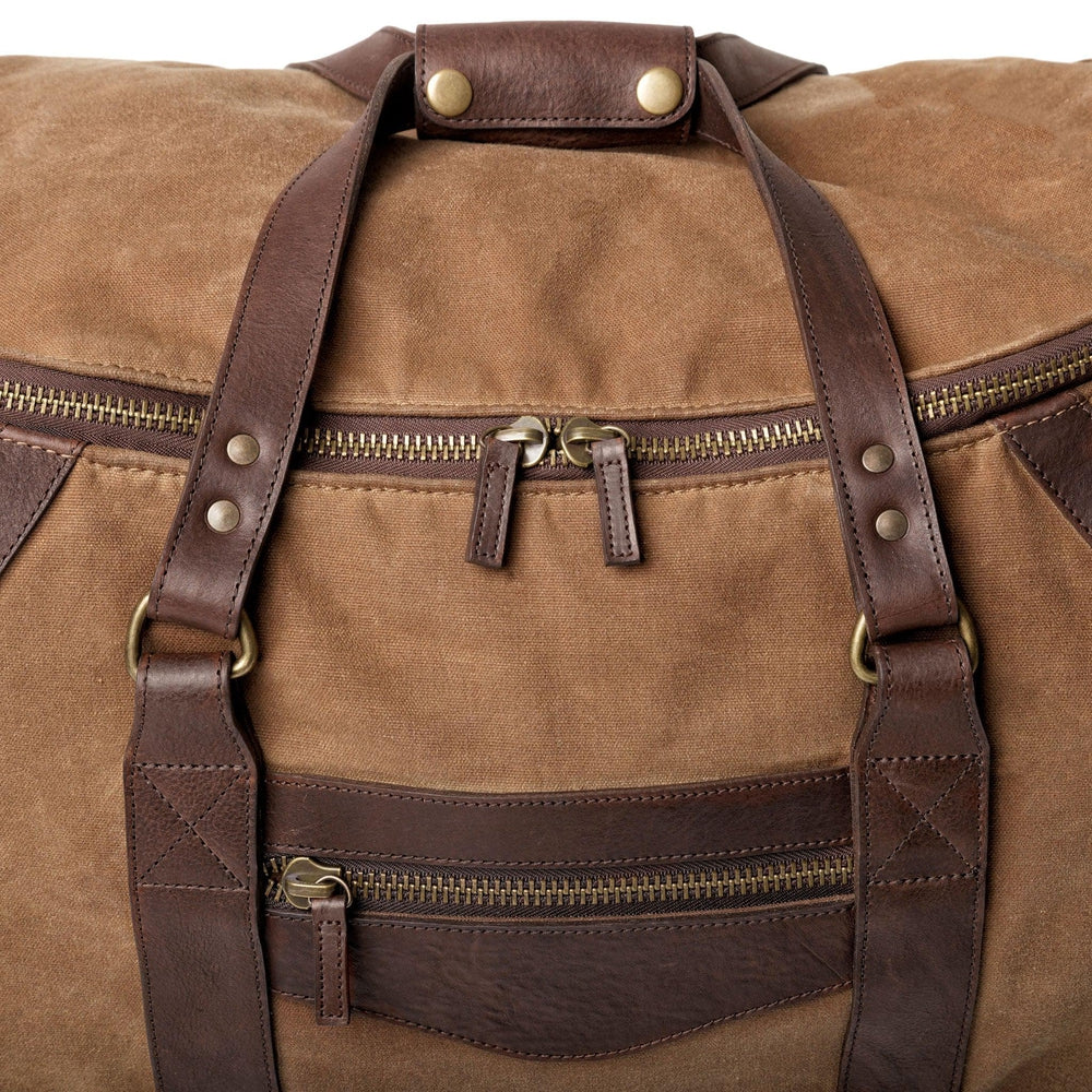 Mission Mercantile - Campaign Waxed Canvas Large Duffle Bag – The